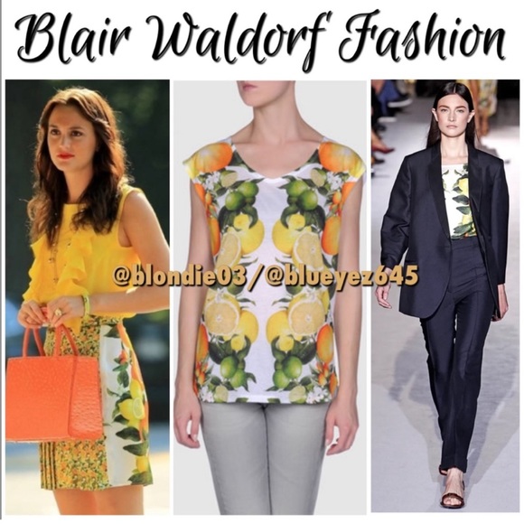 Stella McCartney citrus top US 6/IT40 - Picture 1 of 4